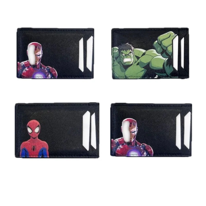 Superhero-Style Slim Cardholder Wallet – Minimalist ID Holder
