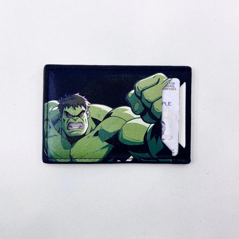 Superhero-Style Slim Cardholder Wallet – Minimalist ID Holder