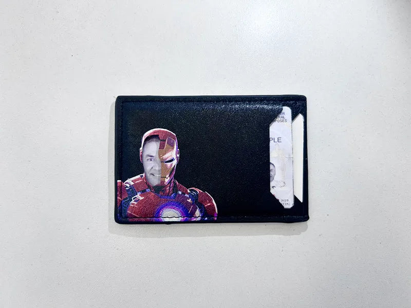 Superhero-Style Slim Cardholder Wallet – Minimalist ID Holder