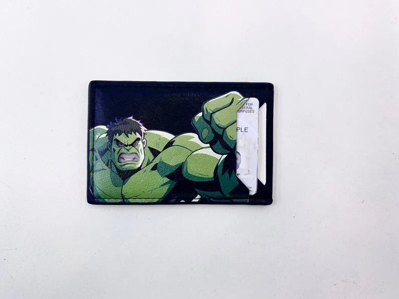 Superhero-Style Slim Cardholder Wallet – Minimalist ID Holder