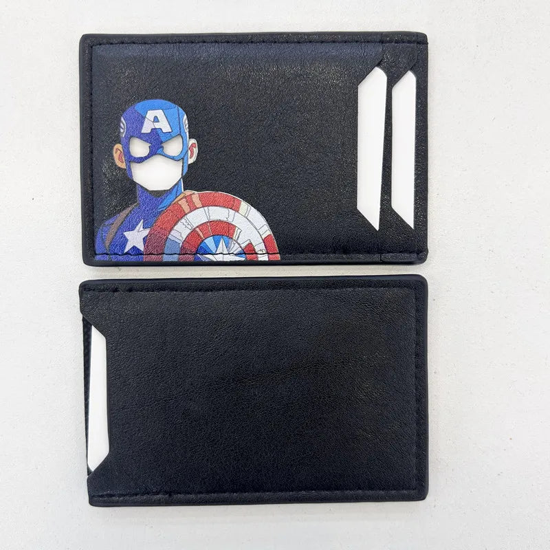 Superhero-Style Slim Cardholder Wallet – Minimalist ID Holder